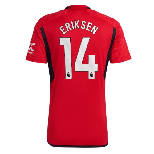 Dres Manchester United Christian Eriksen #14 Domaci 2023-24 Kratak Rukav